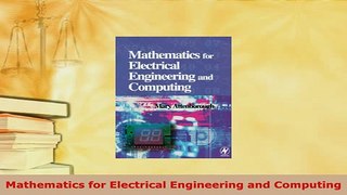 Download  Mathematics for Electrical Engineering and Computing Free Books