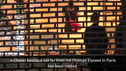 Thieves use 4x4 in ram raid on Paris Chanel store