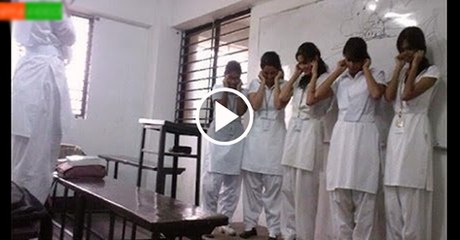 Teacher in class room