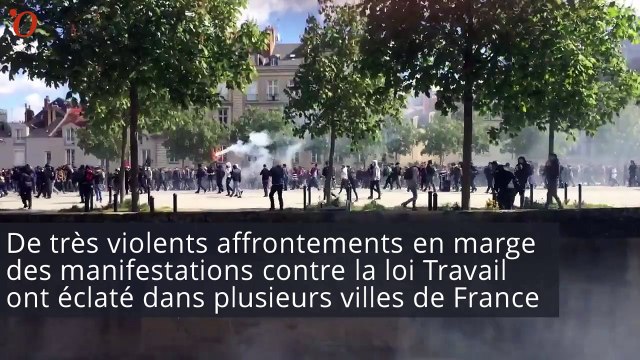 Manifs anti-loi Travail : des heurts dans plusieurs villes