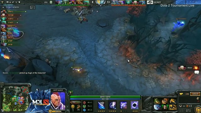 OG vs Secret Game 1 - MarsTV Dota 2 League Winter 2016 UB Quarterfinals - OG DOTA 2 vs Team Secret_77