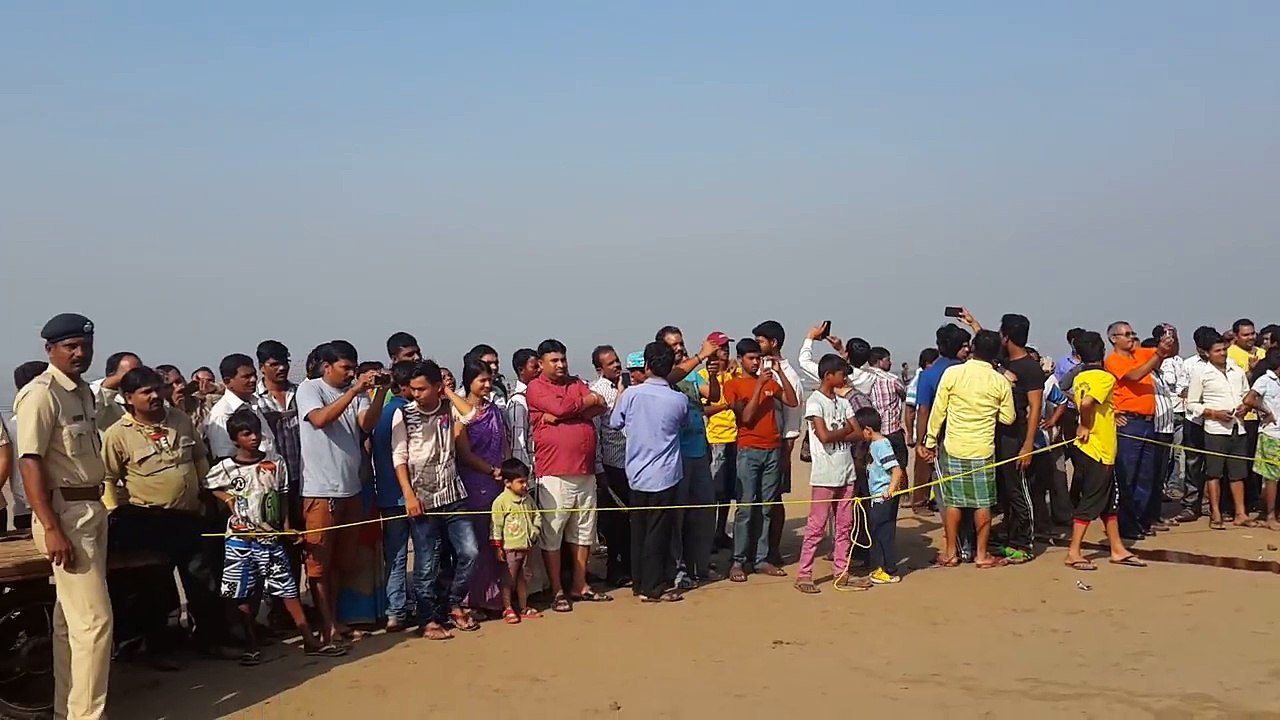 A 35-foot Dead Whale Washed Up At Juhu Beach Mumbai