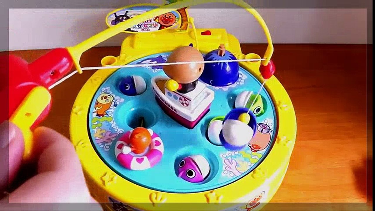 Anpanman Juego De Pesca！ Anpanman espiral por cierto, el juego es divertido! La pesca de Sega toys | HD