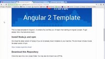 Angular 2 for Beginners - Tutorial 1 - Getting Started