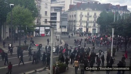 La manif contre la loi travail dégénère à Nantes