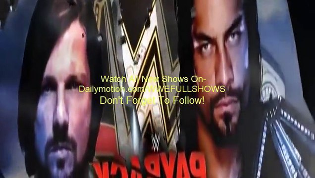 wwe smackdown 28 april 2016 full show wwe smackdown 28/4/2016 full show[Aj Styles Confronted Roman Reigns