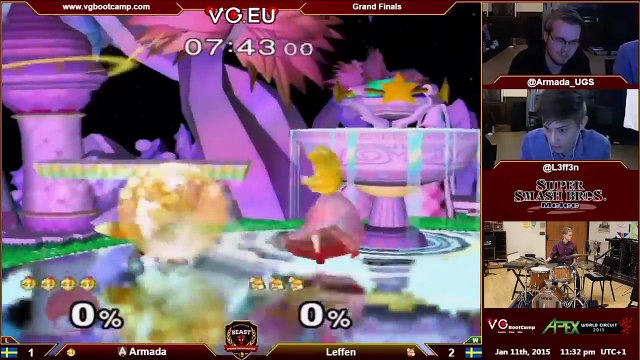 Musique Jazz pendant une partie de Super Smash Bros Melee