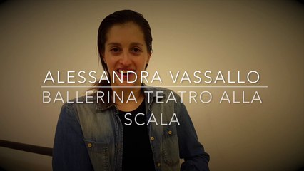 Alessandra Vassallo ballerina del Teatro alla Scala e ex allieva dello Stage Centro Danza Palermo.