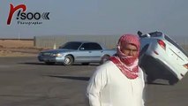 saudi drifter drive car on tow tire