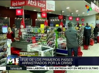 Letonia cayó en crisis a sólo cuatro años de haberse anexado a la UE