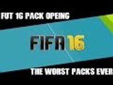 Fifa 16/FUT 16 Pack Opening. The Worst Packs Everrr!!!