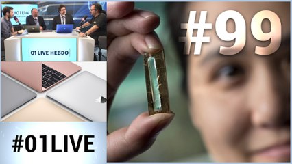 01LIVE HEBDO #99 : batterie increvable, MacBook Rose Gold