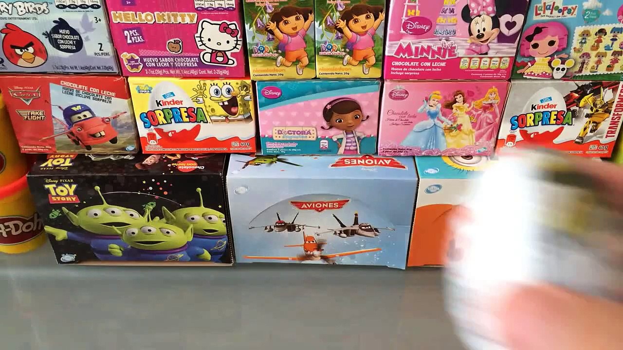 Surprise Toys 2016 - 17 Huevos Sorpresa Dora la Exploradora La Princesita Sofia y Mas