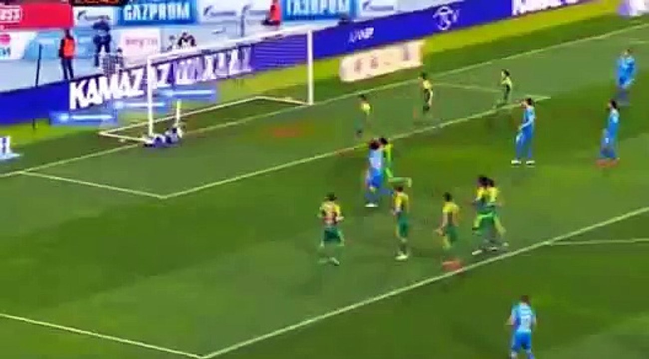 Oleg Shatov Freekick Goal - Zenit St. Petersburg 1-0 Kuban Krasnodar