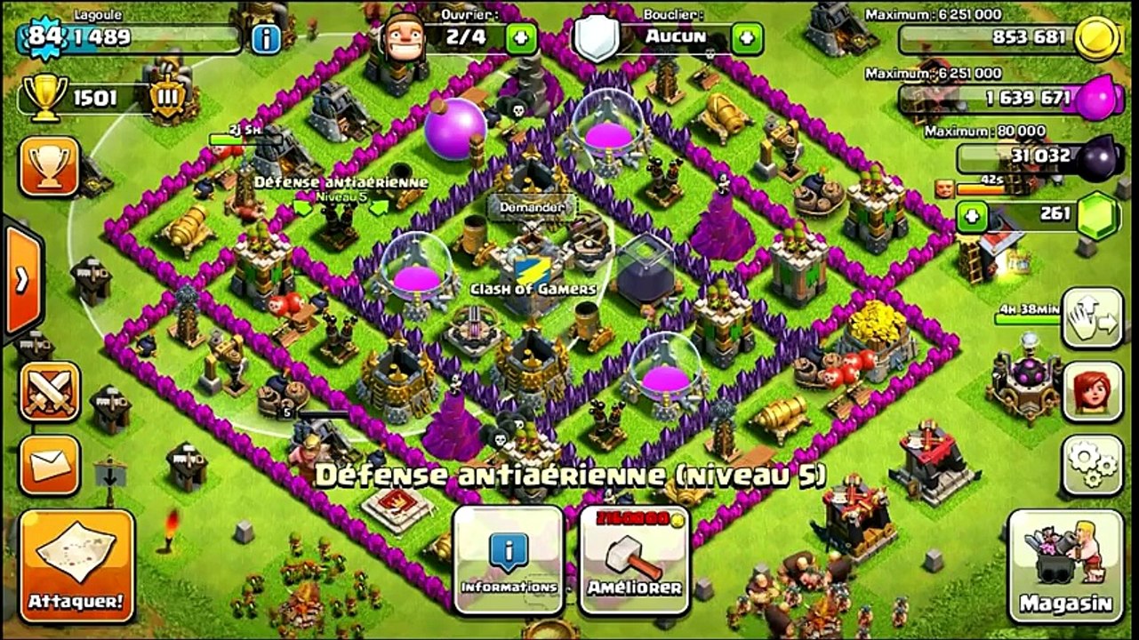 [TUTO] Clash Of Clans-Comment créer un village de farm pour HDV 9 [FR]