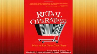 READ book  Retail Operations 2nd Edition Online Free