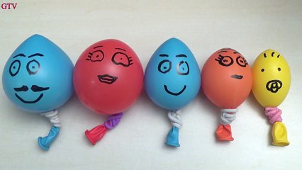 The Finger Family Balloon Family Nursery Rhyme | Funny Little Balloon Finger Family Songs