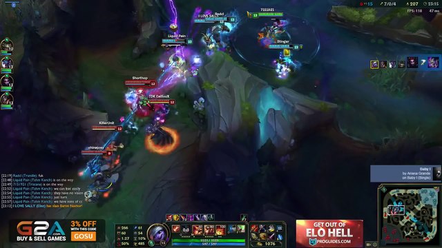 hi im Gosu Tristana Pentakill (3rd Pentakill) - League of Legends