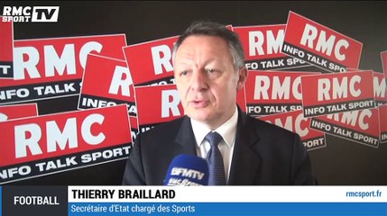 Braillard : "Si Platini pouvait être à nos côtés à l'ouverture de l'Euro, ce serait une belle chose"