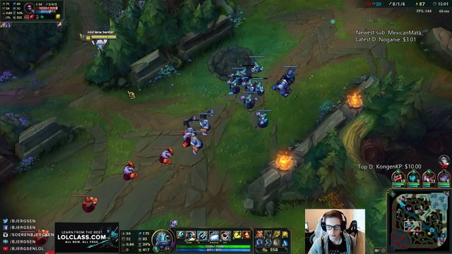 Bjergsen 1v2 Fizz Outplay - League of Legends