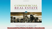EBOOK ONLINE  Commercial Real Estate Analysis  Investments  FREE BOOOK ONLINE
