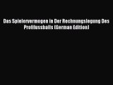 Read Das Spielervermogen in Der Rechnungslegung Des Profifussballs (German Edition) Ebook Online