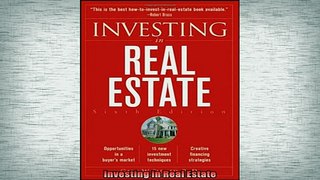 READ book  Investing in Real Estate  FREE BOOOK ONLINE