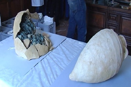 Hallan 600 kilos de monedas romanas en Sevilla