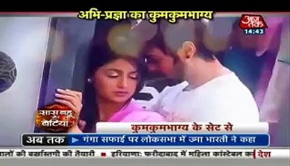 Kumkum Bhagya- Abhi Pragya ka romance-SBB Seg-28th apr 16