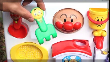 Anpanman juguetes de exterior para jugar en cualquier lugar. usted / Jugar en cualquier Lugar! Divertido Anpanman Sandbox! | HD