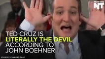John Boehner Calls Ted Cruz Satan