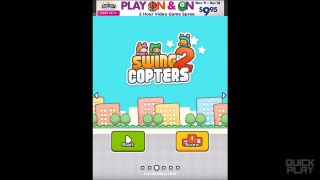 Swing Copters 2 - Gameplay of a Frustrating Game from the Creator of Flappy Bird! Quick Play