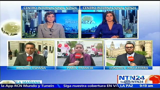 Sindicatos y estudiantes franceses se manifiestan contra la reforma laboral de François Hollande