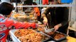 Hong Kong Chinese Food  Cutting and Preparation of Chicken Feet and Wings  Street Food