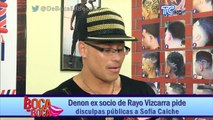 Bailarín Denon pide disculpas a Sofía Caiche, pero asegura que con Rayo continúa el problema