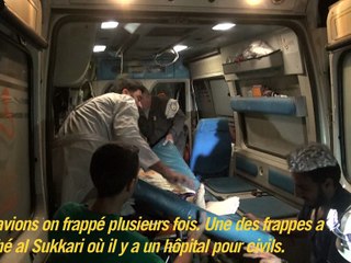 Syrie: indignation après le bombardement d'un hôpital à Alep où la guerre fait rage