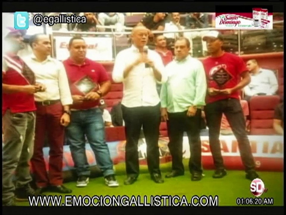 Programa-TECNODEPORTES-Resumen-26-4-2016-Coliseo-Santiago conReconocimiento a varios galleros de la nueva generacion., Ademas una explicacion del nuevo marcaje en el Coliseo Gallistico de Santiago por parte del Prof. Jose Augusto Izquierdo y Alexis Castro