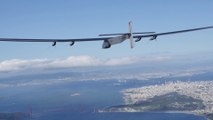 Solar Impulse Si2 Flies over the Golden Gate Bridge