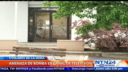 Evacúan canal de televisión en Baltimore, EE.UU., luego de que un hombre amenazara con una bomba, según medios