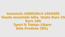 Vendo mountain bike  Usato Euro 100