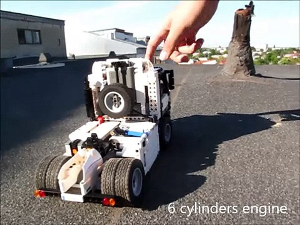 lego technic RC tractor truck moc 2016