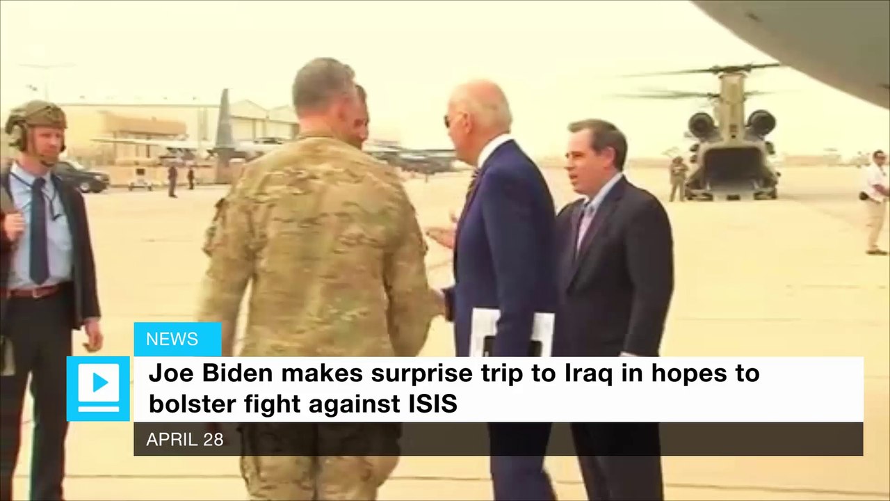 Joe Biden makes surprise trip to Iraq in hopes to bolster fight against ISIS