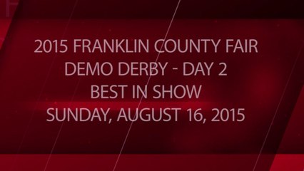 2015 Franklin County Fair - Day 2 - Best In Show - Sunday, August 16, 2015