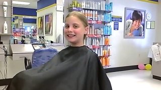Women going short in salon