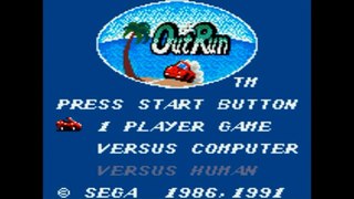OutRun on the Sega GameGear Gameplay Best in game music ever?