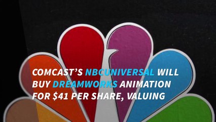 Comcast buys DreamWorks Animation for $3.8 billion