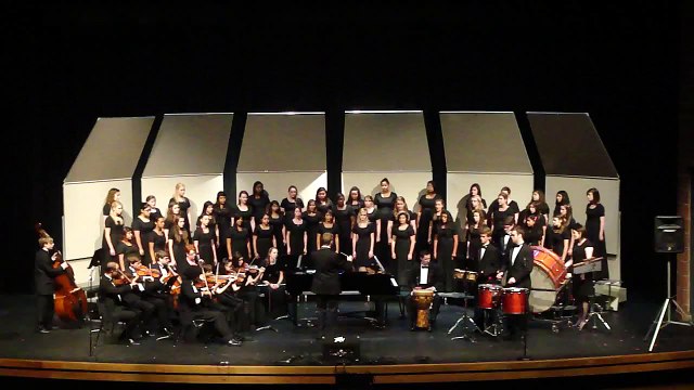 CHS Choir-Adiemus from Songs of Sanctuary by Karl Jenkins 5-15-2012