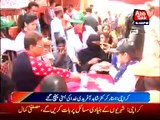 Shahid Afridi visits Khana Ghar in Karachi