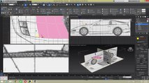 3d Studio Max nissan-300-zx Modeling Tutorial Part 2