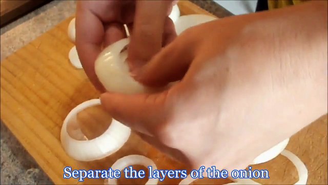 How to make homemade ONION RINGS -